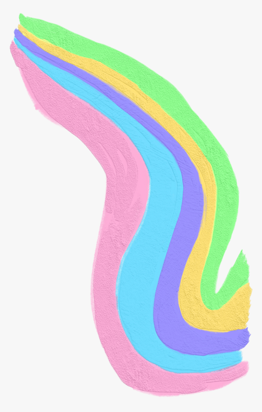 Rainbow Png Vertical - Drawing, Transparent Png