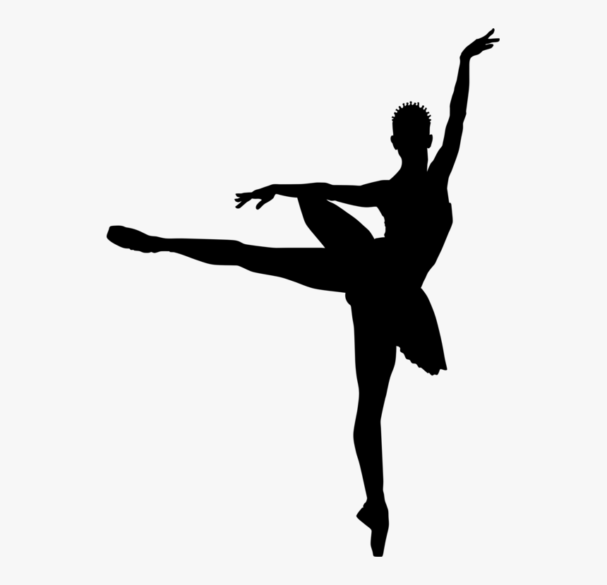 Standing,performing Arts,balance - Silhouette Ballet Dancers Png, Transparent Png