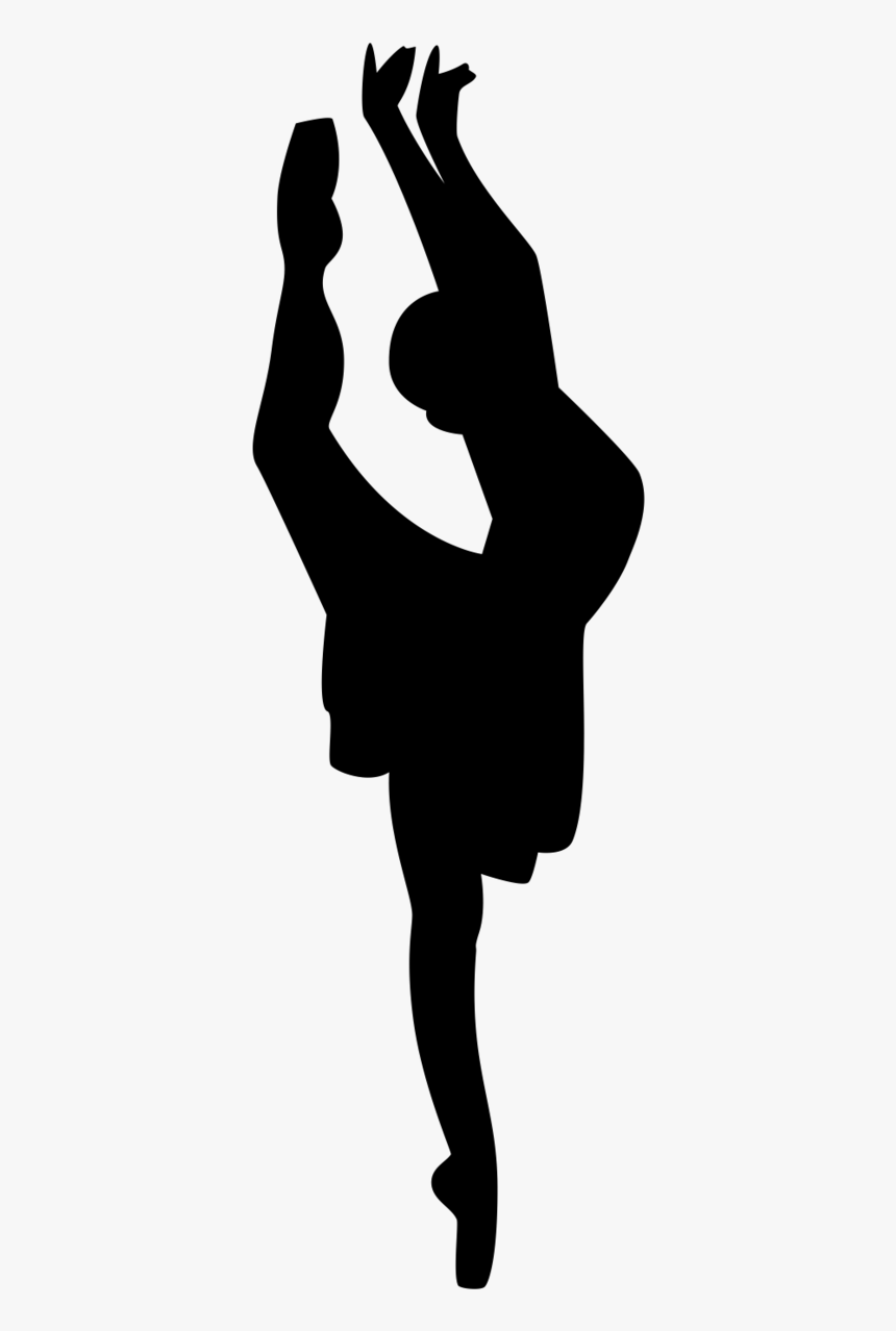Download Ballet Png Clipart - Pointe Ballet Dancer Silhouette, Transparent Png