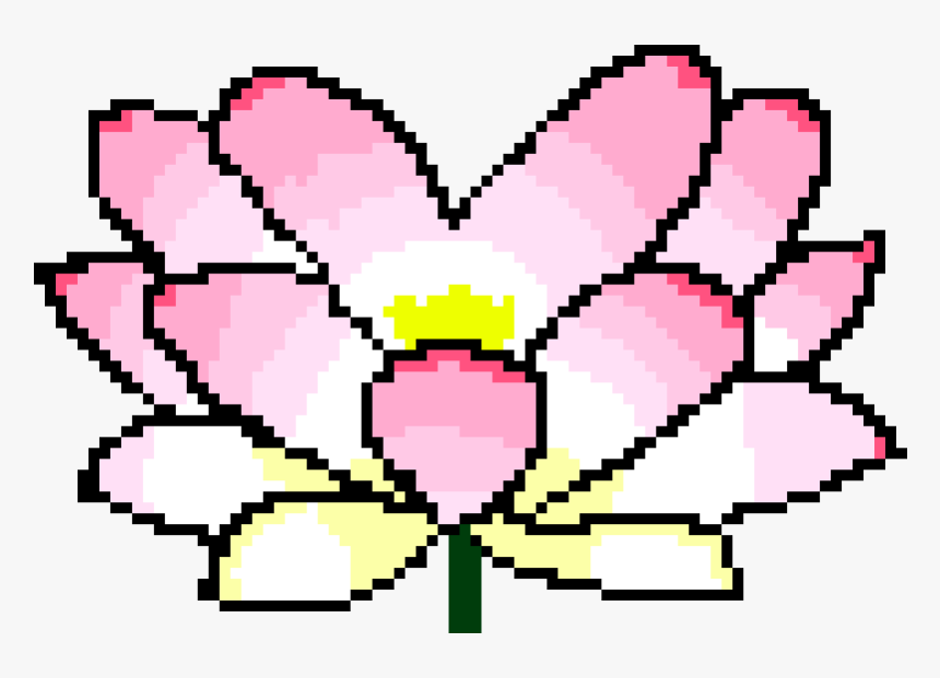 Water Lily Pixel Art, HD Png Download