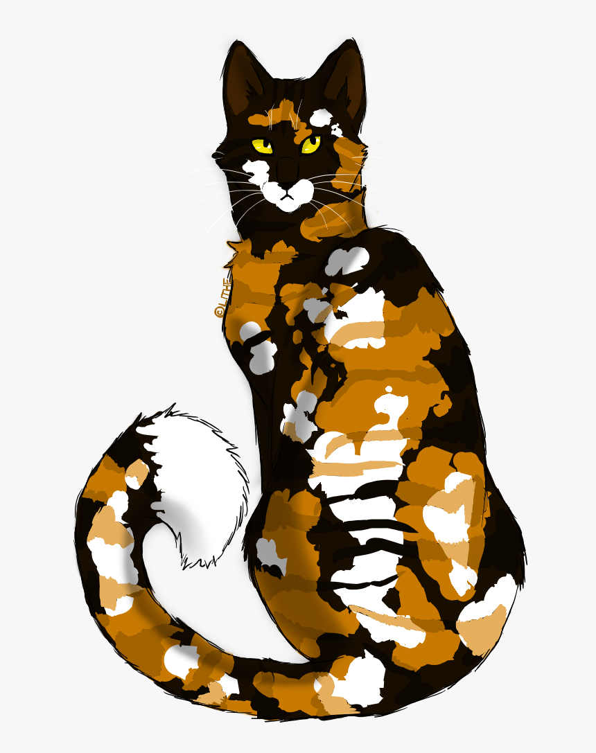Cat Clipart Calico Tabby - Domestic Short-haired Cat, HD Png Download
