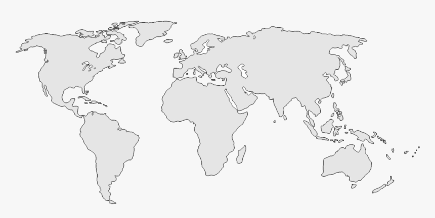 Free Png Map - World Map Png Transparent, Png Download