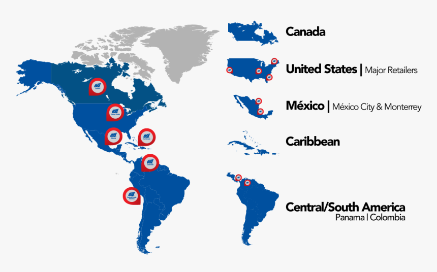 We Operate In, And Provide A Gateway To, A Growing - Pennsylvania And Argentina Located In World Map Monochrome, HD Png Download