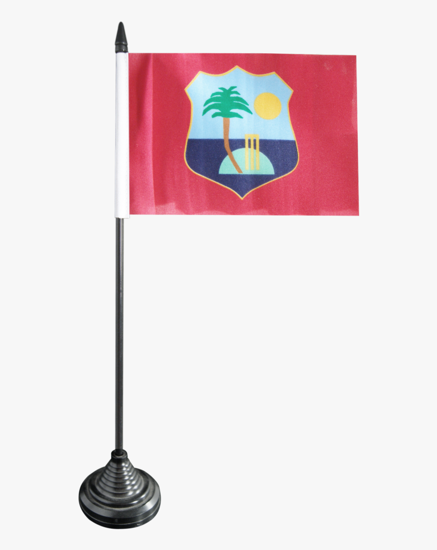 Colombia Table Desk Flag National Country Hand Waving - West Indies Flag, HD Png Download