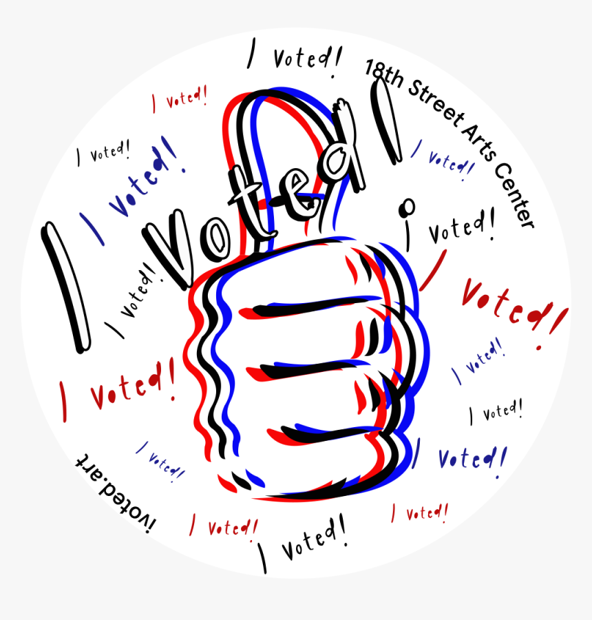 Transparent I Voted Sticker Png - Illustration, Png Download