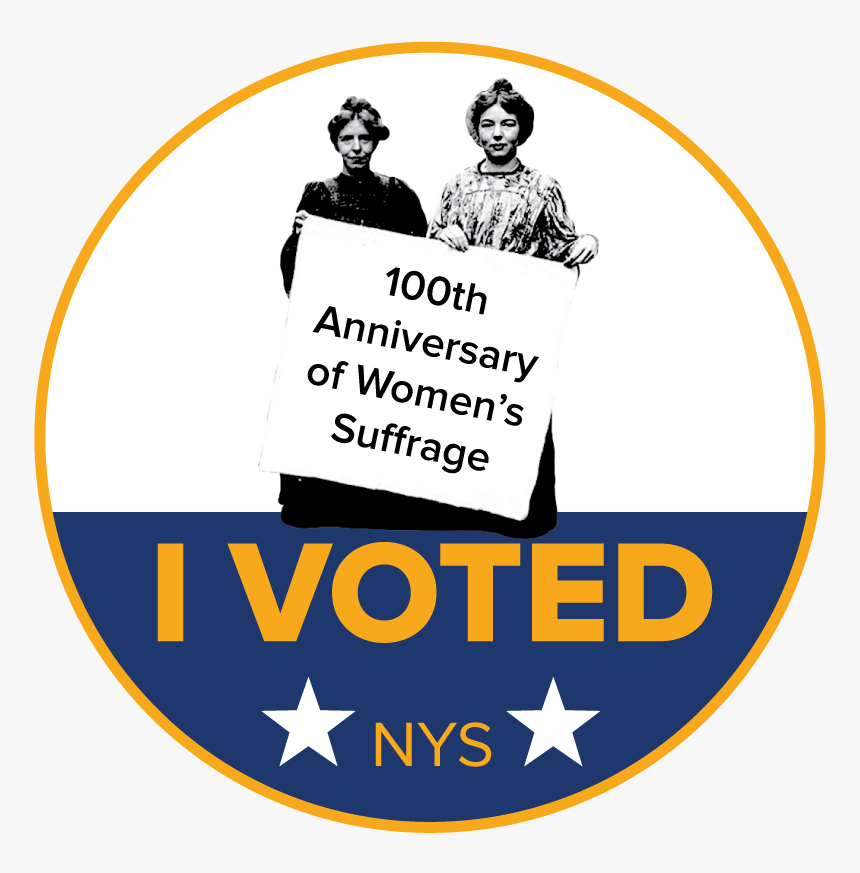 New York State - Voted 100 Years Women, HD Png Download