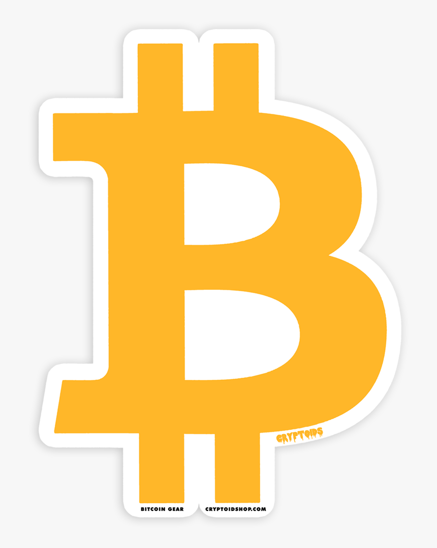 Bitcoin Btc Die-cut Sticker , Png Download - Cross, Transparent Png