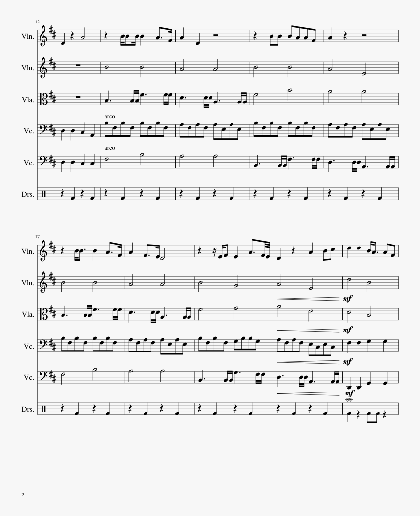 Wake Me Up Sheet Music Composed By Arr - Fire Emblem Three Houses Main Theme Drums, HD Png Download