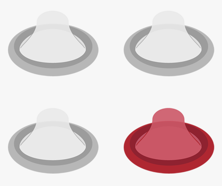 Illustration Of Two Unused Condoms And One Used Condom - Condom Illustration, HD Png Download