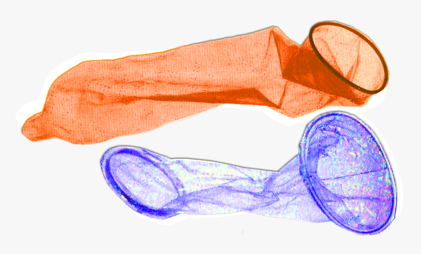 External And Internal (female) Condoms - Internal And External Condoms, HD Png Download