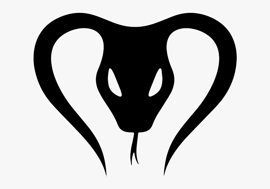 Serpent Head Free On - Black Snake Png Cartoon, Transparent Png
