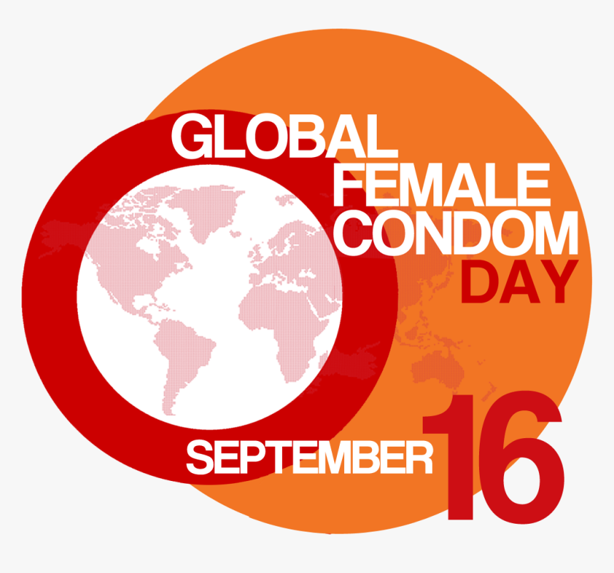 Global Female Condom Day Logo - World Map, HD Png Download