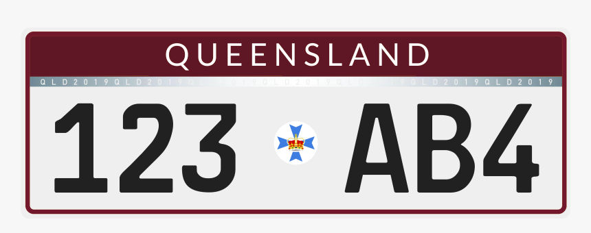 2019 Queensland Registration Plate - Diplomatenkennzeichen, HD Png Download