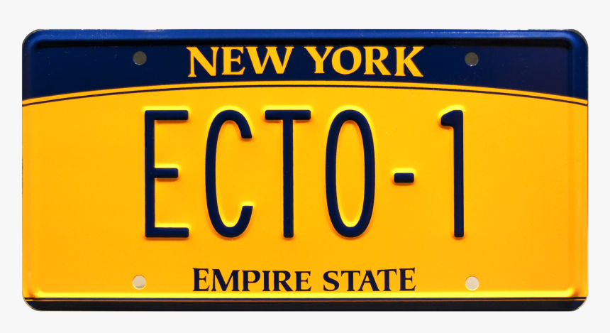 Ghostbusters Ecto 1 License Plate, HD Png Download
