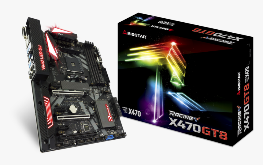 Biostar Racing X470gt8, HD Png Download