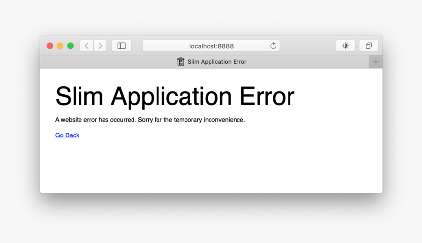 Slim4 Default Error No Details - Microsoft App V, HD Png Download