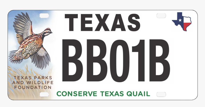 Texas Parks And Wildlife Foundation - Texas License Plates, HD Png Download