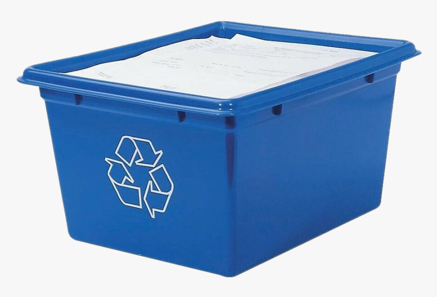 Blue Recycle Bin Png Images Hd - Recycling Box, Transparent Png