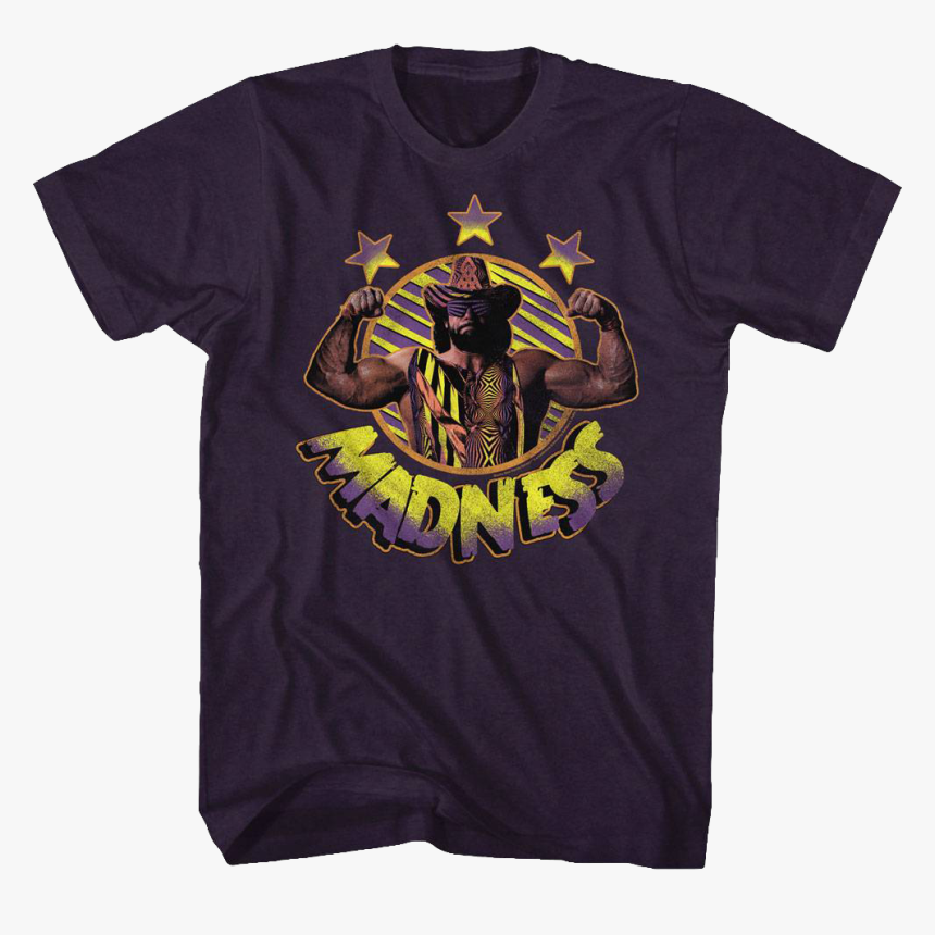 Madness Macho Man Randy Savage T-shirt - Skid Row Band T Shirt, HD Png Download