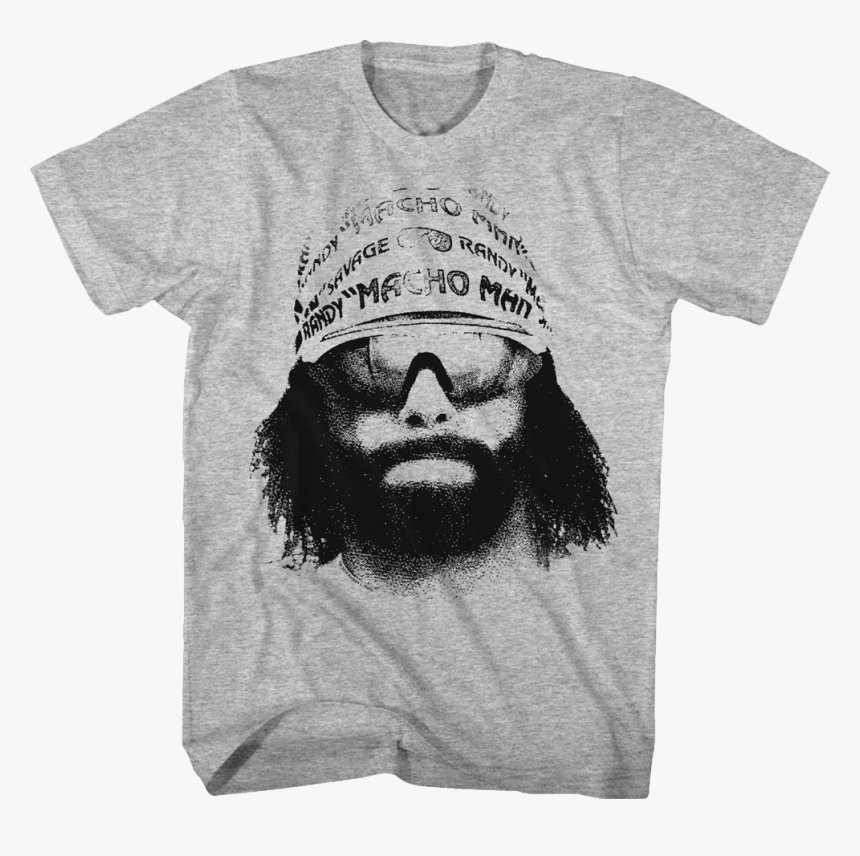 Macho Man Picture Shirt - Macho Man Randy Savage Bandana, HD Png Download