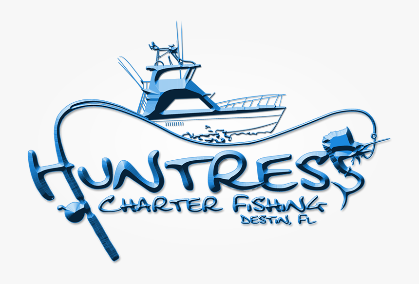 Destin Harbor Charter Boat The Huntress - Fishing Boat Trip Logo, HD Png Download
