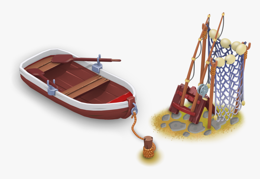 Fishing Boat Repaired - Plywood, HD Png Download