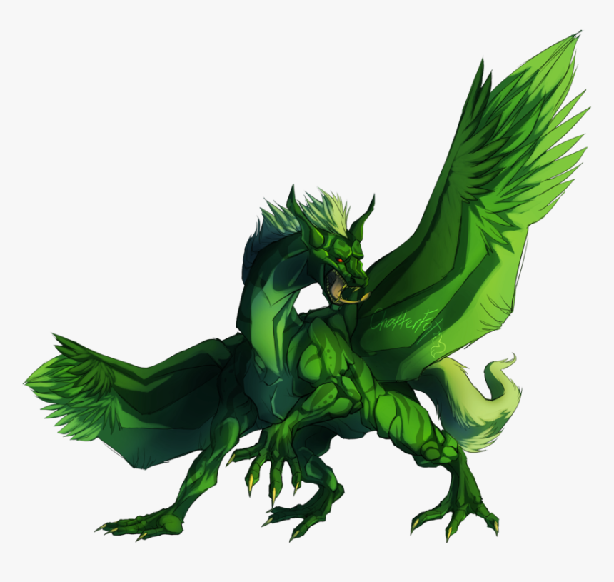 I Am The Green Dragon Weasyl - Green Dragon Png, Transparent Png