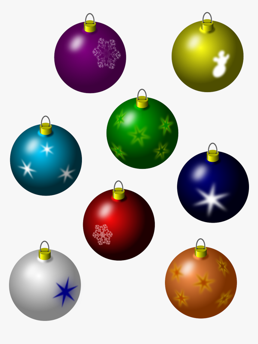 Christmas Bulbs, HD Png Download