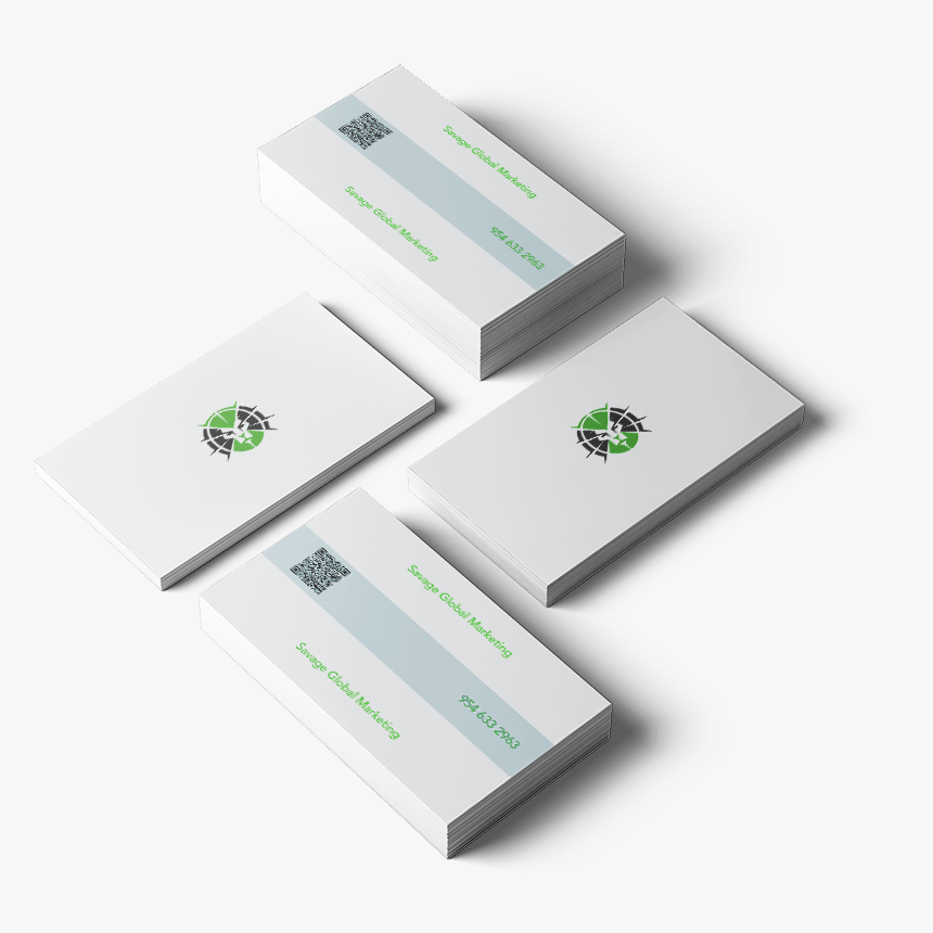 Sgm White Business Cards Design - Graphic Design, HD Png Download