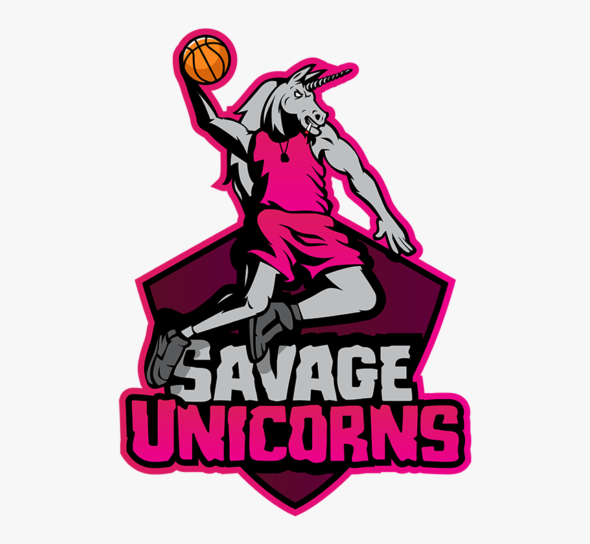 Savage Unicorns Clipart , Png Download - Dribble Basketball, Transparent Png
