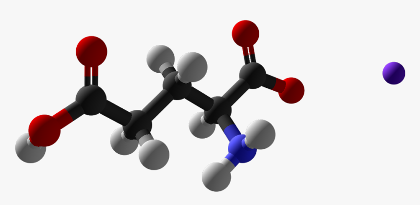 Monosodium Glutamate 3d Balls - Monosodium Glutamate 3d Model, HD Png Download