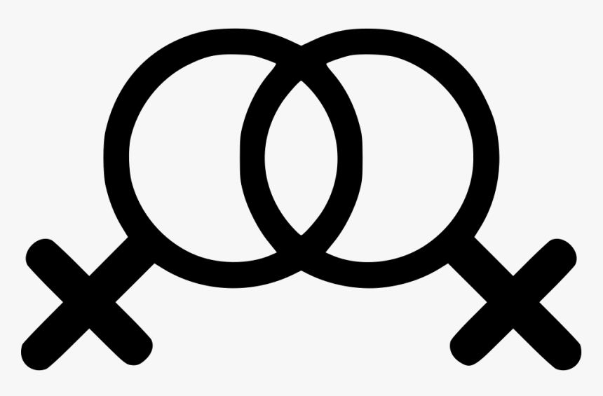 Lesbian Symbol Png - Lgbt Lesbian Png, Transparent Png