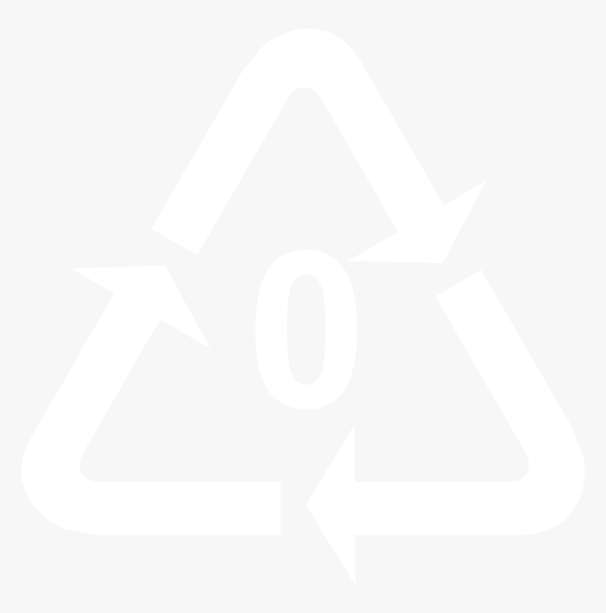 Transparent White Recycle Icon , Png Download - Recycle Plastic Logo White Png, Png Download