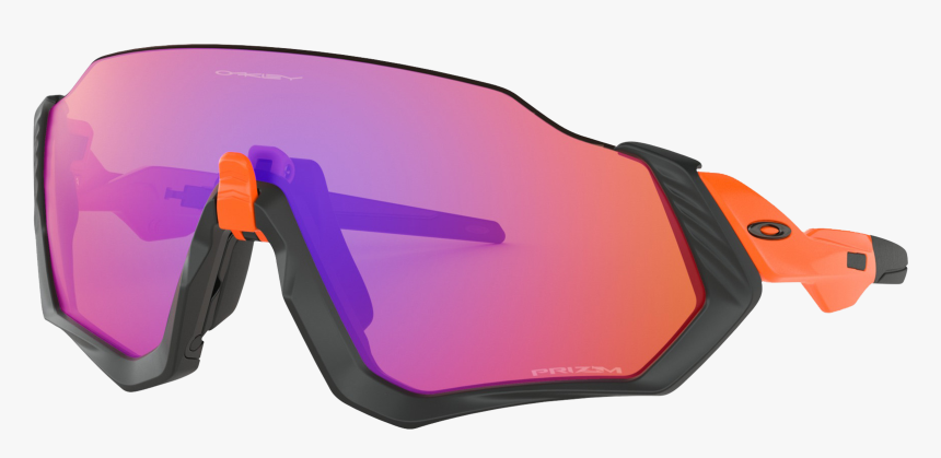 Oakley Flight Jacket Prizm Trail Glasses - Oakley Flight Jacket Orange, HD Png Download