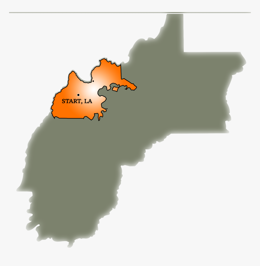 Map Of Start, Louisiana - Map, HD Png Download
