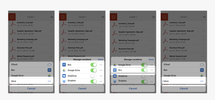 Adobe Reader Onedrive Iphone, HD Png Download