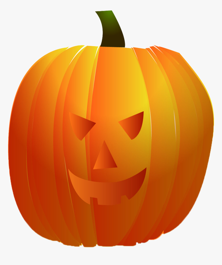 Jack O Lantern Calabaza Pumpkin Winter Squash - Jack-o'-lantern, HD Png Download