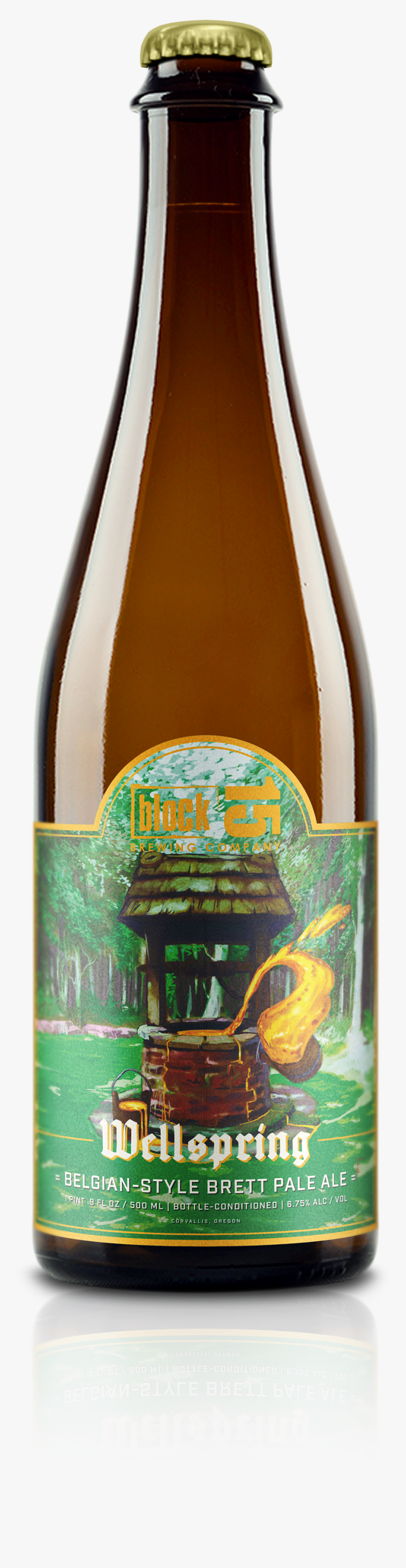 Wellspring 2019 Product Shot - Glass Bottle, HD Png Download