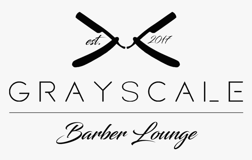 Grayscale Barber Lounge, HD Png Download