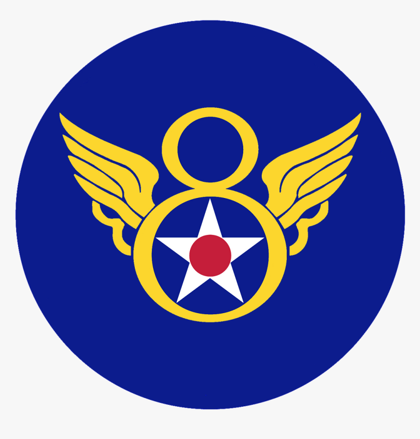 8th Air Force Shirt , Png Download - Eighth Air Force Emblem, Transparent Png