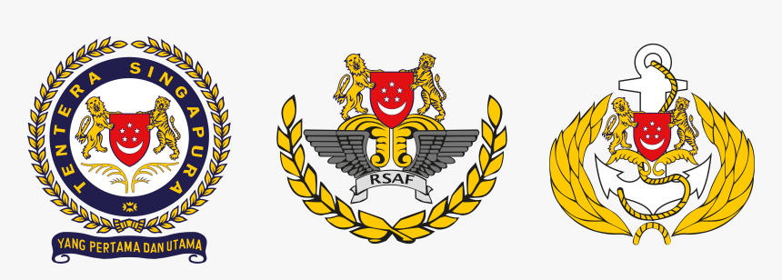 Force Army Of Singapore Air Republic Forces Clipart - Singapore Armed Forces Logo, HD Png Download