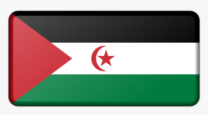 Sahrawi Arab Democratic Republic Flag Clip Arts - Western Sahara Flag, HD Png Download