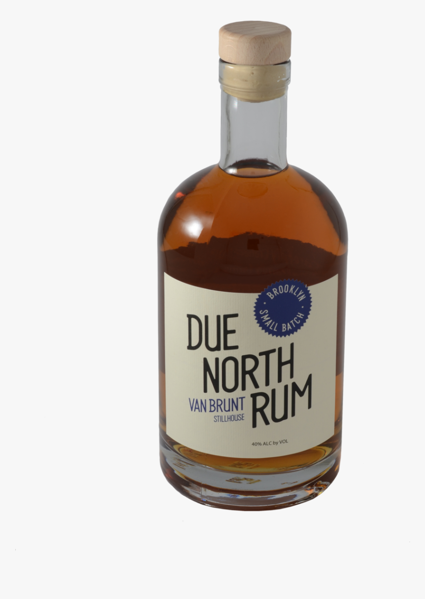 Vbs Due North Rum Is An Amber Rum Distilled From Organic, - Glass Bottle, HD Png Download