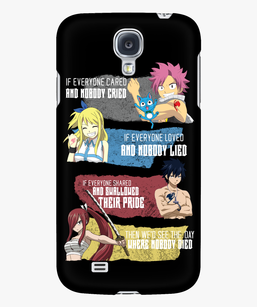 Then We Would See The Day Where Nobody Died - Nalu Fairy Tail Phone Cover, HD Png Download