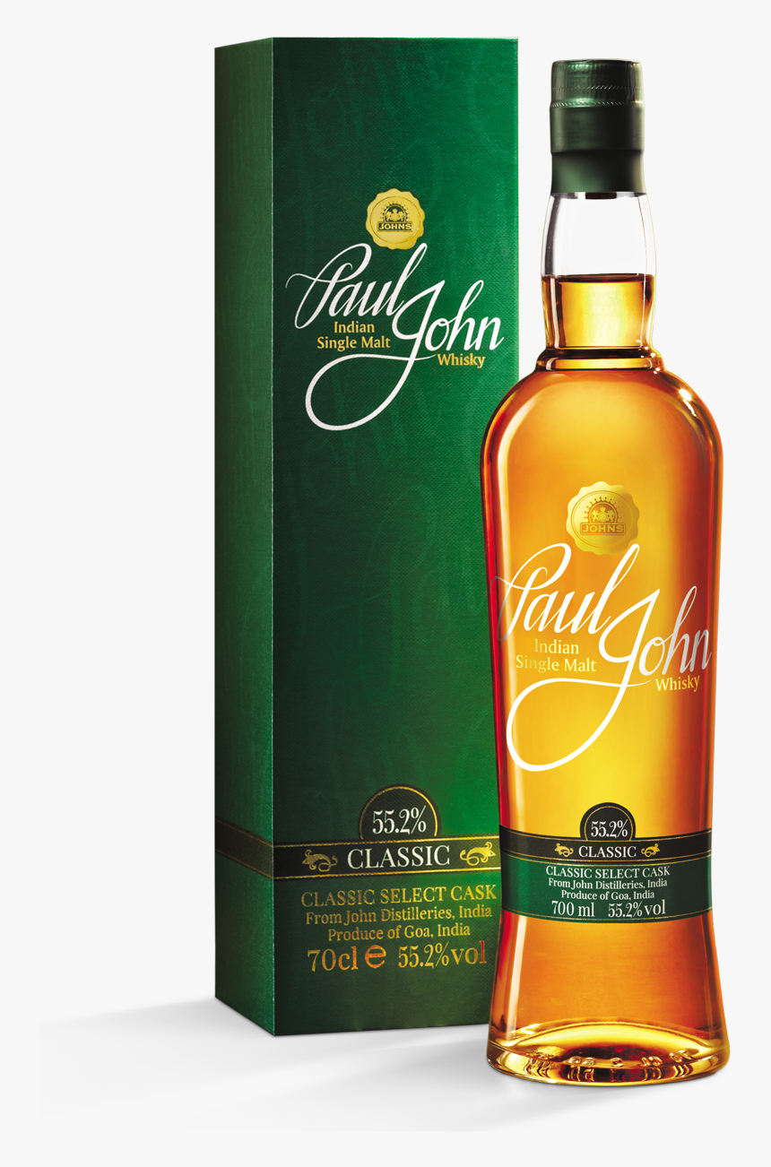 Classic Select Cask Single Malt Whisky From Paul John - Paul John Classic Select Cask, HD Png Download