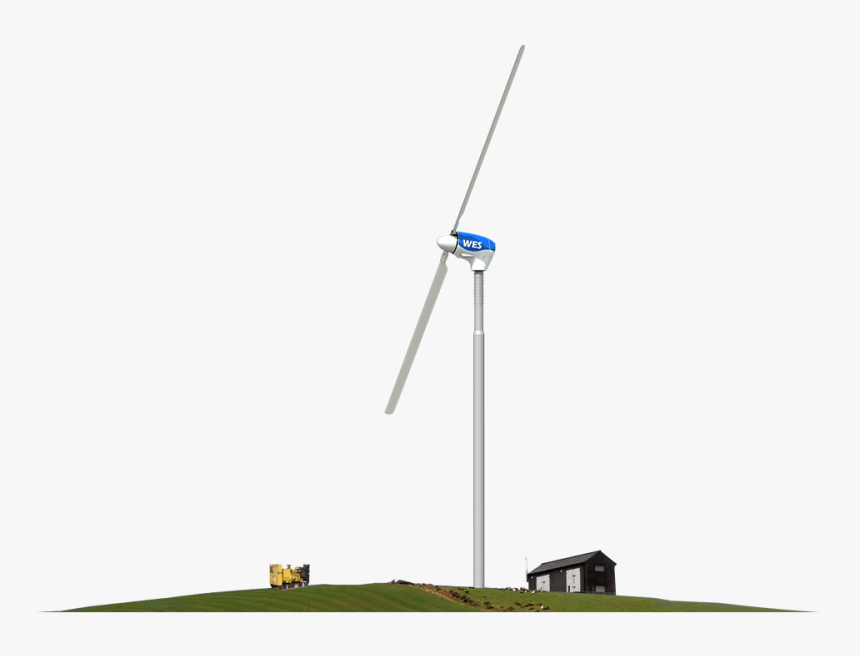 Wes Windturbine Technology - Grass, HD Png Download