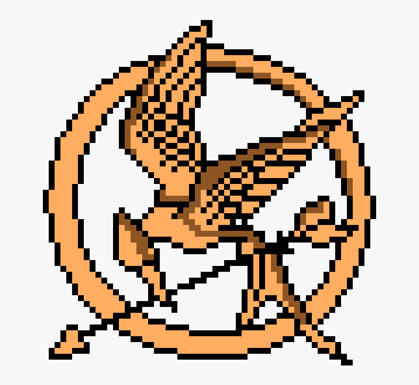 Hunger Games Logo Pixel Art, HD Png Download