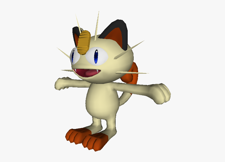 Download Zip Archive - Models Resource Meowth, HD Png Download