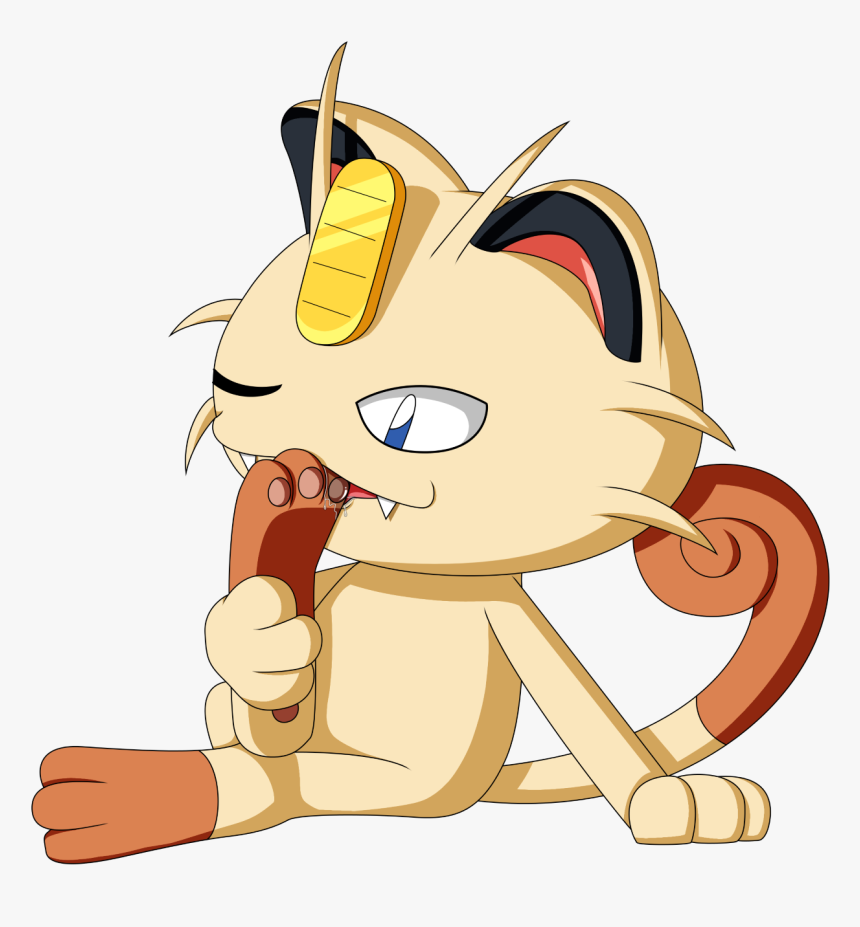 Meowth S Alone Time [commission From Angeltf] - Pokemon Meowth Feet, HD Png Download