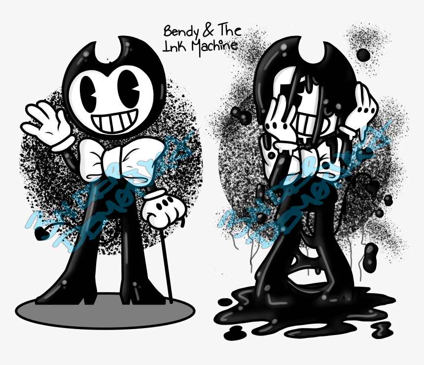 Bendy And The Ink Machine~ - Illustration, HD Png Download